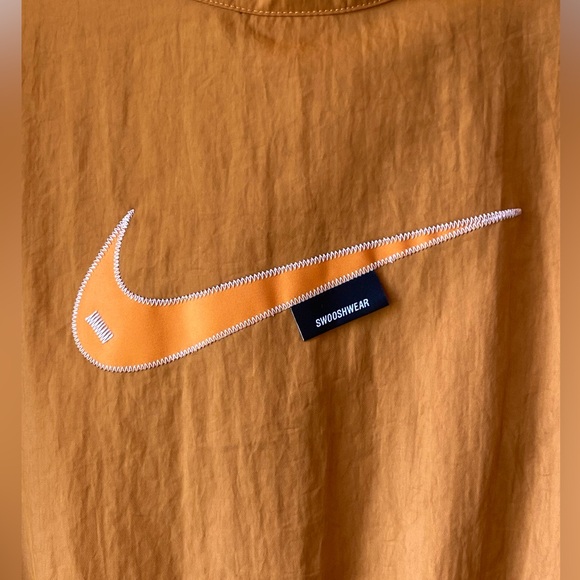 NIKE Desert Ochre Sportswear Swoosh Woven Dress NWT - Picture 12 of 16